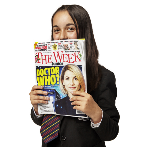 The Week Junior cover with girl